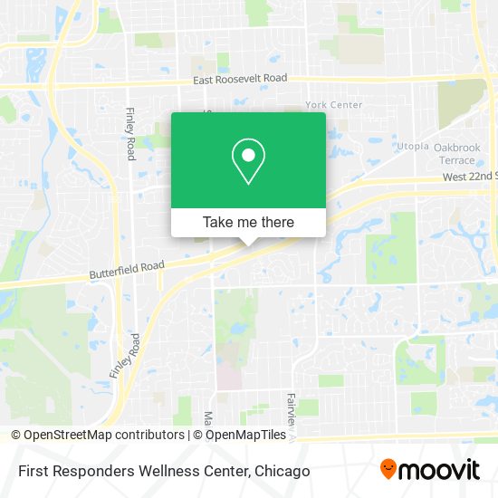 First Responders Wellness Center map