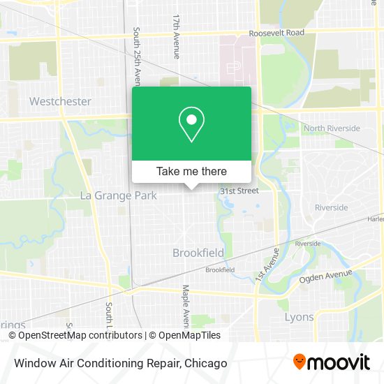 Window Air Conditioning Repair map