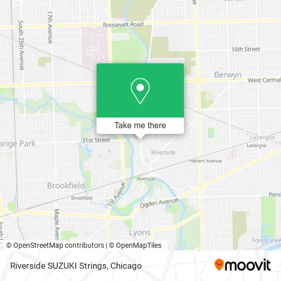 Mapa de Riverside SUZUKI Strings