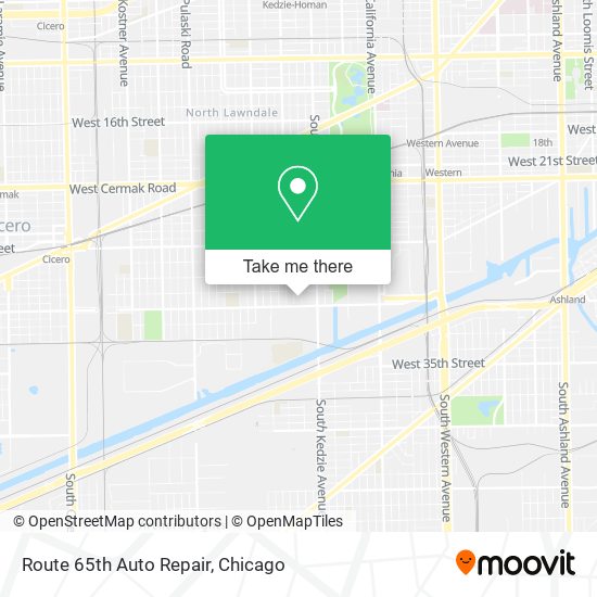 Mapa de Route 65th Auto Repair