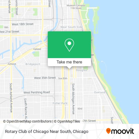 Mapa de Rotary Club of Chicago Near South