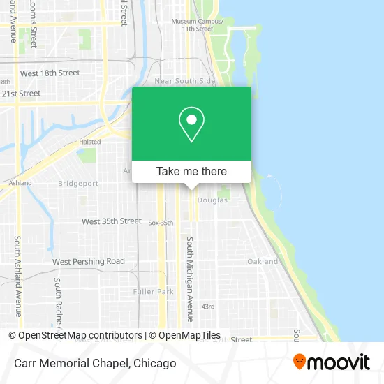 Carr Memorial Chapel map