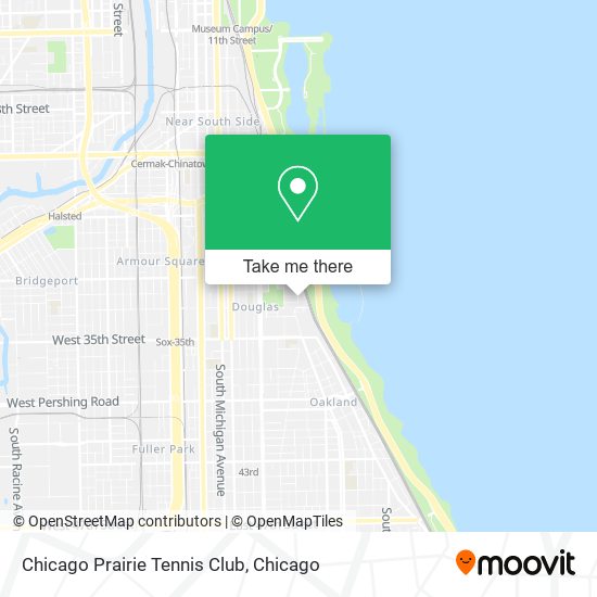 Chicago Prairie Tennis Club map