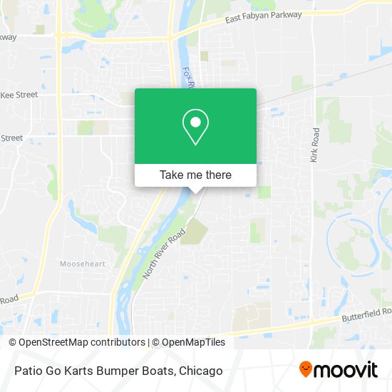 Patio Go Karts Bumper Boats map