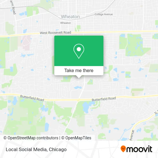 Local Social Media map