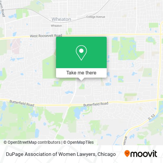 DuPage Association of Women Lawyers map