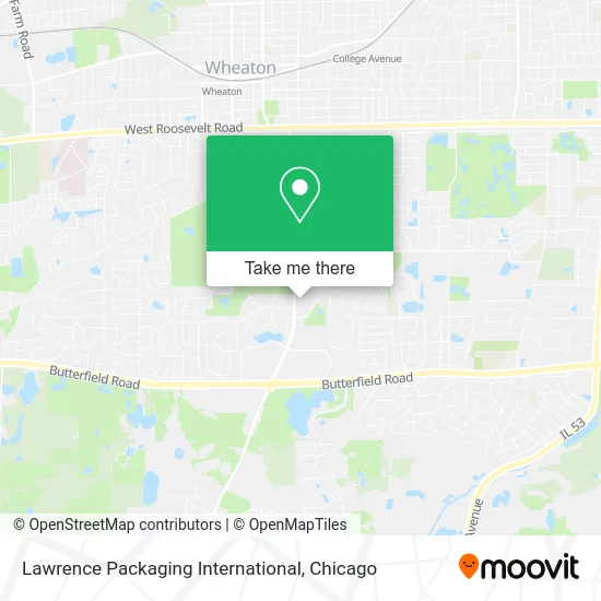 Lawrence Packaging International map