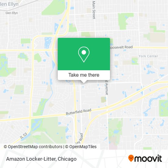 Mapa de Amazon Locker-Litter