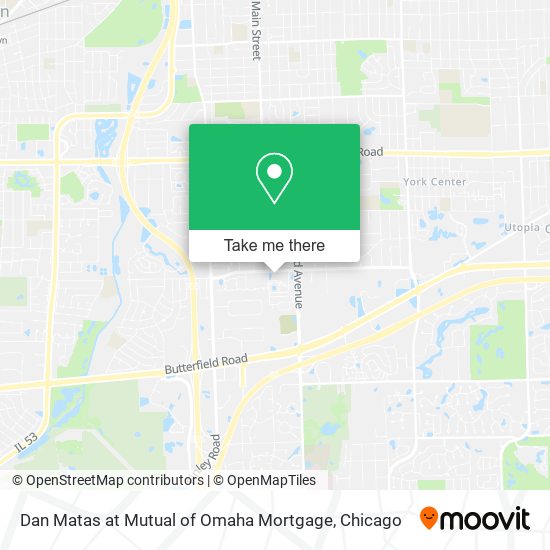 Dan Matas at Mutual of Omaha Mortgage map