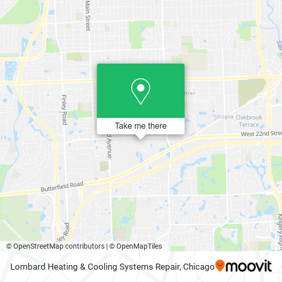 Lombard Heating & Cooling Systems Repair map