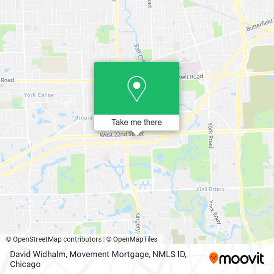 Mapa de David Widhalm, Movement Mortgage, NMLS ID