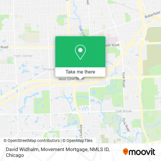 Mapa de David Widhalm, Movement Mortgage, NMLS ID