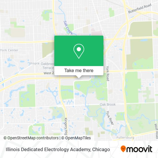 Mapa de Illinois Dedicated Electrology Academy