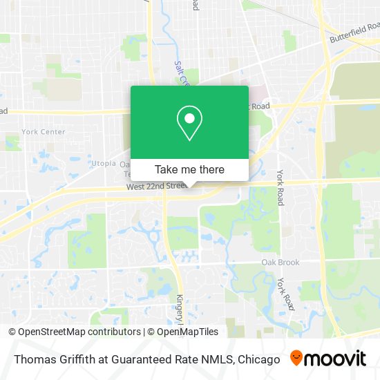 Mapa de Thomas Griffith at Guaranteed Rate NMLS