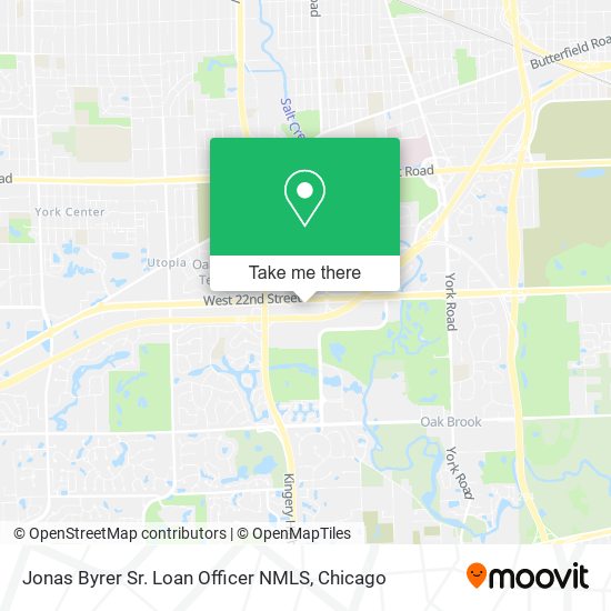 Jonas Byrer Sr. Loan Officer NMLS map