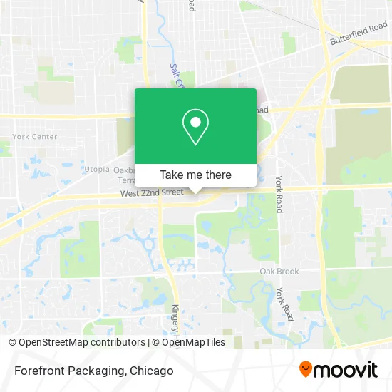 Forefront Packaging map