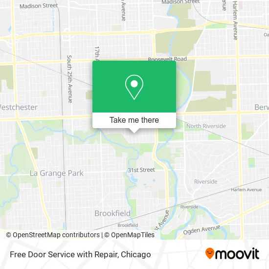 Mapa de Free Door Service with Repair