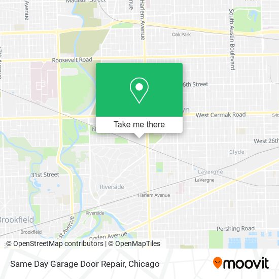 Same Day Garage Door Repair map