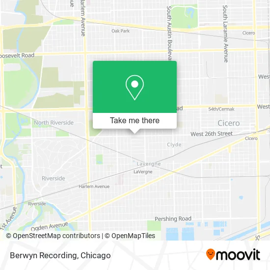 Mapa de Berwyn Recording