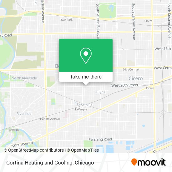 Cortina Heating and Cooling map