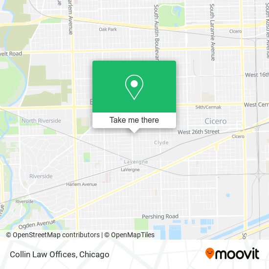 Collin Law Offices map