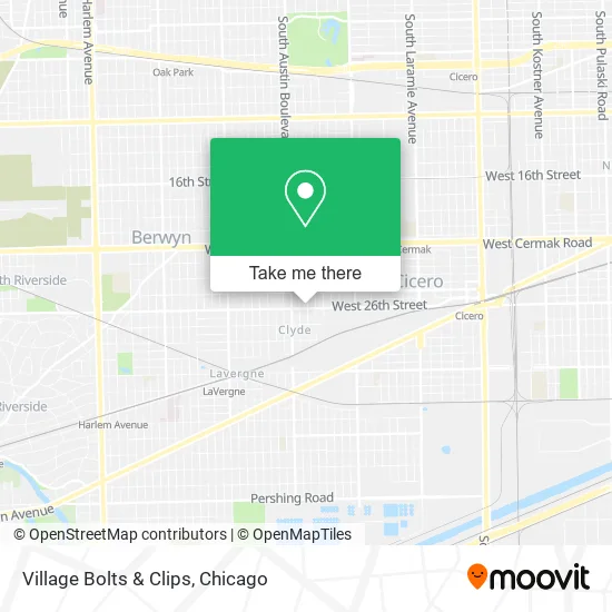 Village Bolts & Clips map