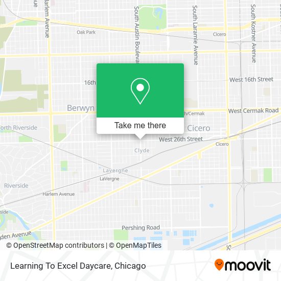 Learning To Excel Daycare map