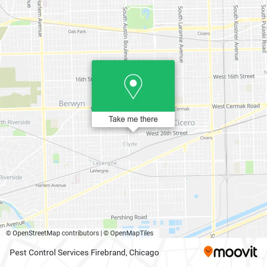 Pest Control Services Firebrand map