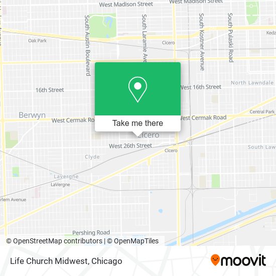 Mapa de Life Church Midwest