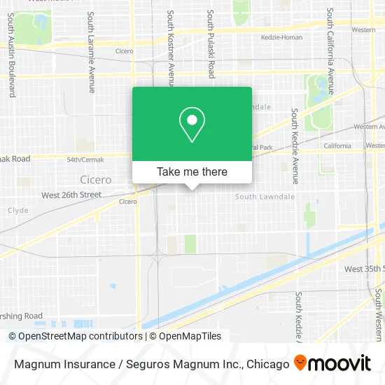 Magnum Insurance / Seguros Magnum Inc. map
