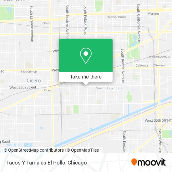 Mapa de Tacos Y Tamales El Pollo