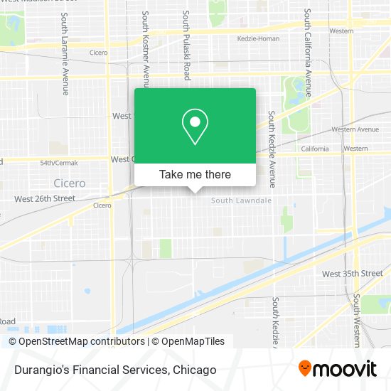 Mapa de Durangio's Financial Services