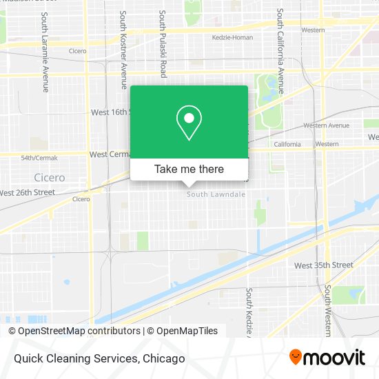 Mapa de Quick Cleaning Services