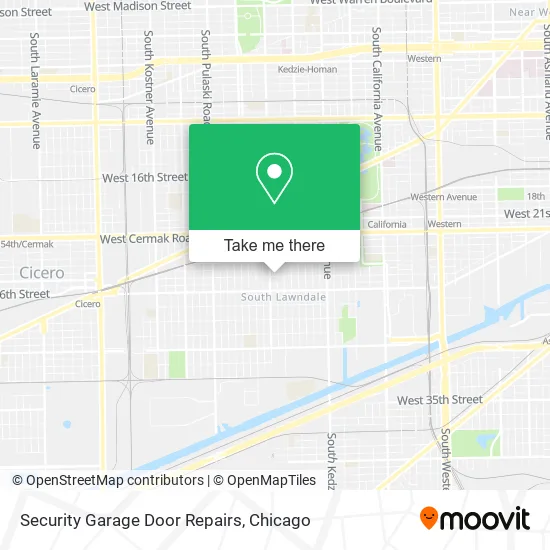 Security Garage Door Repairs map