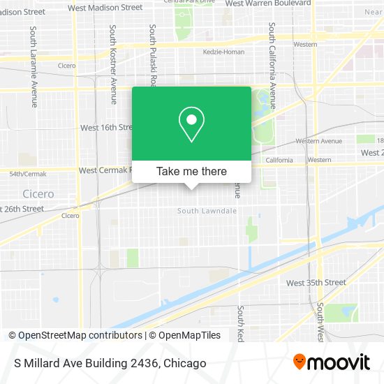 S Millard Ave Building 2436 map