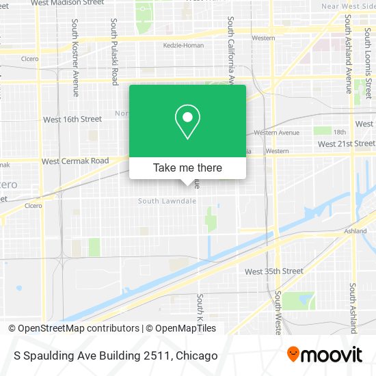 S Spaulding Ave Building 2511 map