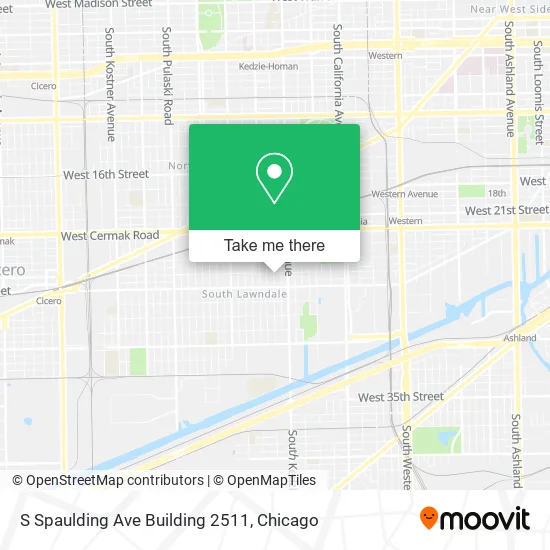 S Spaulding Ave Building 2511 map