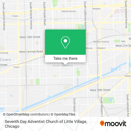 Mapa de Seventh Day Adventist Church of Little Village