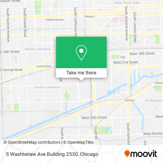 Mapa de S Washtenaw Ave Building 2530