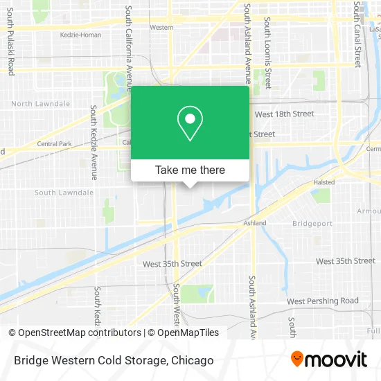 Bridge Western Cold Storage map