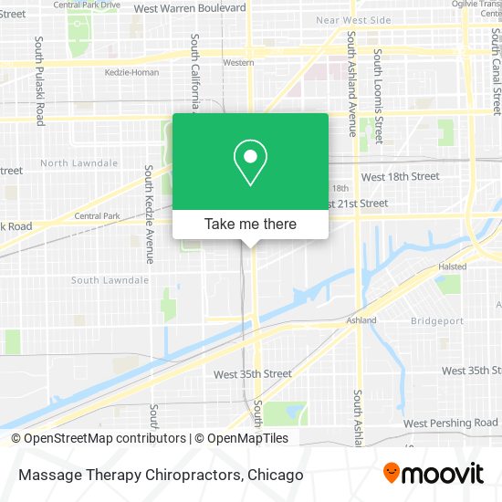 Mapa de Massage Therapy Chiropractors