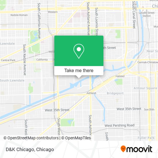 Mapa de D&K Chicago