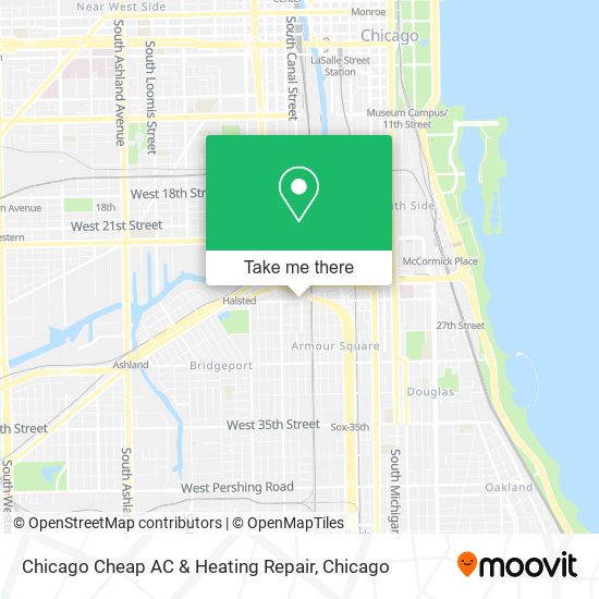 Mapa de Chicago Cheap AC & Heating Repair