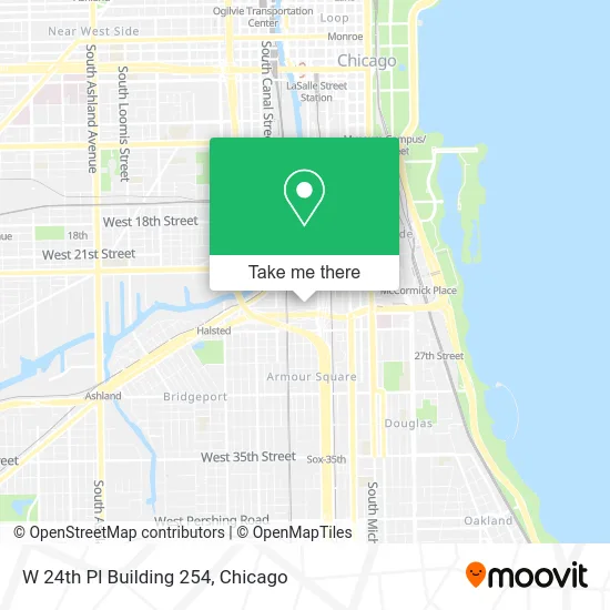 W 24th Pl Building 254 map