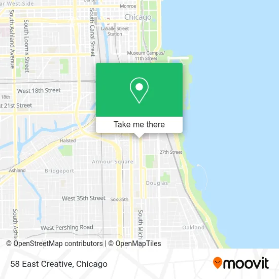 58 East Creative map