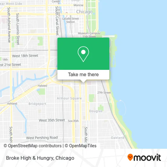 Broke High & Hungry map