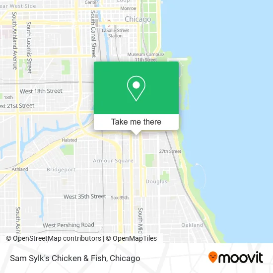 Sam Sylk's Chicken & Fish map