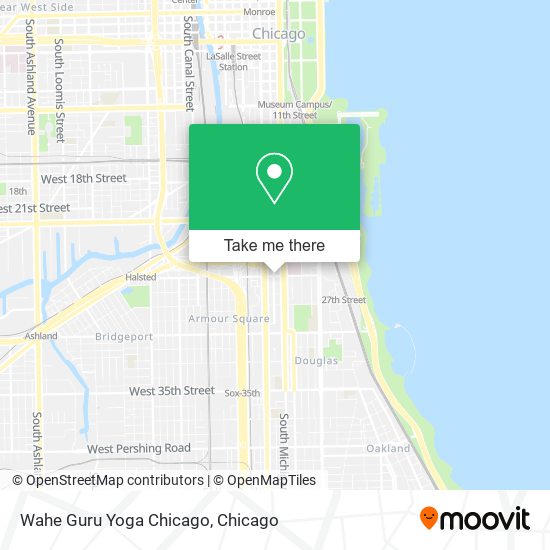 Wahe Guru Yoga Chicago map
