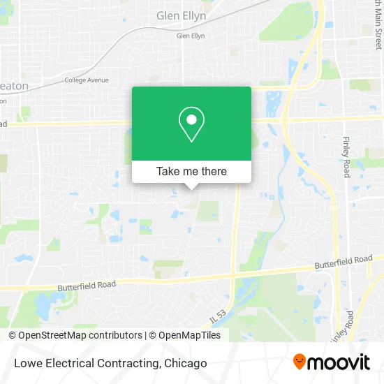 Lowe Electrical Contracting map