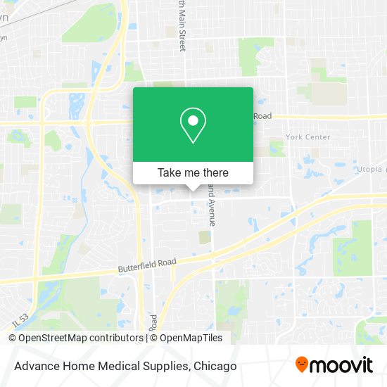 Advance Home Medical Supplies map